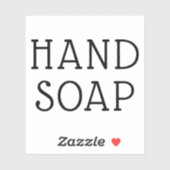 Creëer uw eigen 3x3 handzeeplabel sticker (Vel)