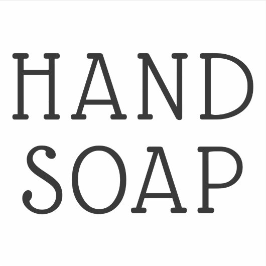 Creëer uw eigen 3x3 handzeeplabel sticker (Voorkant)