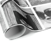Creëer-Uw-Eigen 42-Foto-Collage Gift Wrap Cadeaupapier (Rol Hoek)