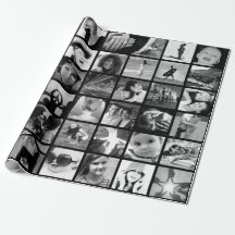 Creëer-Uw-Eigen 42-Foto-Collage Gift Wrap