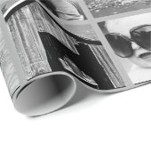 Creëer-Uw-Eigen 42-Foto-Collage Gift Wrap Cadeaupapier (Rol Hoek)