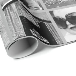 Creëer-Uw-Eigen 42-Foto-Collage Gift Wrap Cadeaupapier