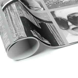 Creëer-Uw-Eigen 42-Foto-Collage Gift Wrap Cadeaupapier