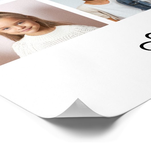 Creëer Uw eigen 48 fotocollage Uw groet toevoegen Poster (Hoek)