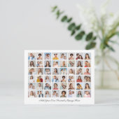 Creëer Uw eigen 48 Fotocollage Voeg Wenskaart toe (Staand voorkant)