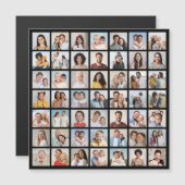 Creëer Uw Eigen 49 Fotocollage Magnetische Kaart (Voorkant / Achterkant)