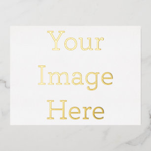 Creëer Uw eigen 4,25 x 5,6-inch Gold Foil Kaart