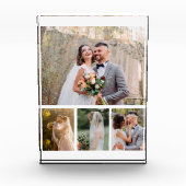 Creëer Uw eigen 4 foto bruiloft collage (Voorkant)