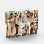 Creëer Uw eigen 4 Foto Collage Photo Block (Links)