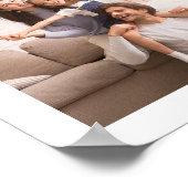 Creëer uw eigen 4 foto collage plein poster (Hoek)