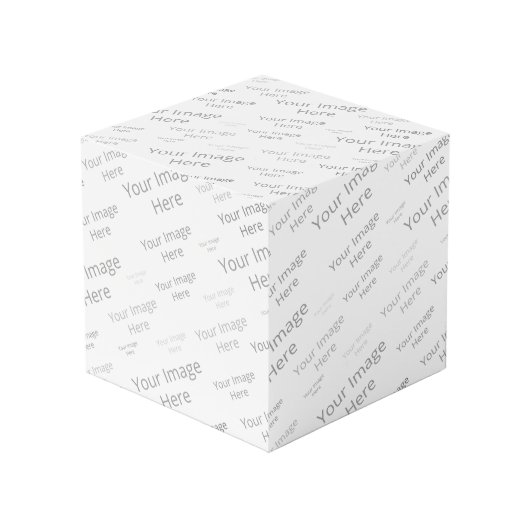 Creëer Uw eigen 4-inch fotokubus op maat (Voorkant hoekig)