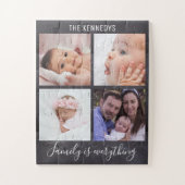 Creëer Uw eigen 4 Photo Collage Chalkboard-reeks Legpuzzel (Verticaal)