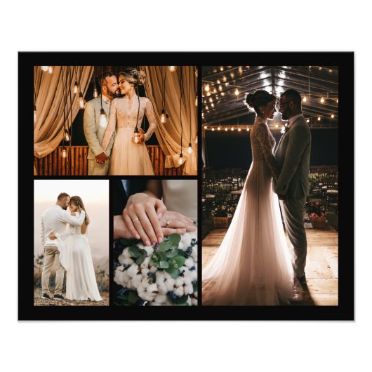 Creëer Uw eigen 4 Poster voor collage van foto's (Voorkant)