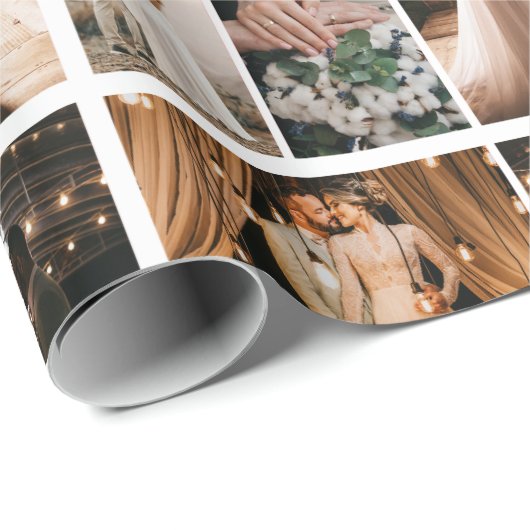 Creëer Uw eigen 4 Poster voor collage van foto's Cadeaupapier (Rol Hoek)