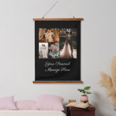 Creëer Uw eigen 4 Welkomstteken voor fotoCollage Hangend Wandkleed (Slaapkamer)