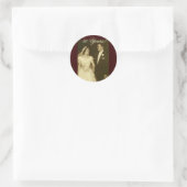 Creëer uw eigen 50e Jubileum-uitnodigingen Ronde Sticker (Tas)