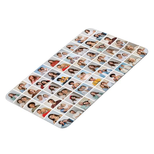 Creëer uw eigen 54 foto collage flexibel magneet (Linkerzijde)