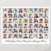 Creëer Uw Eigen 54 Foto Collage Papieren Blad (Voorkant)