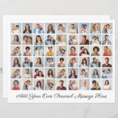 Creëer Uw Eigen 54 Foto Collage Papieren Blad (Voorkant / Achterkant)