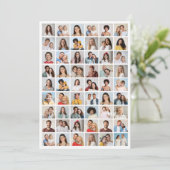 Creëer Uw Eigen 54 Fotocollage Groet Kaart (Staand voorkant)