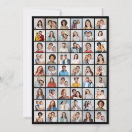 Creëer Uw Eigen 54 Fotocollage Groet Kaart