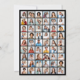 Creëer Uw Eigen 54 Fotocollage Groet Kaart