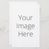 Creëer Uw eigen 5,5" x 8,5" linnen briefpapier (Voorkant / Achterkant)