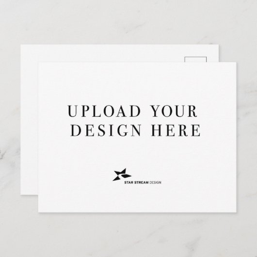 Creëer Uw eigen 5.5x4.25 Landscape Briefkaart (Voorkant / Achterkant)