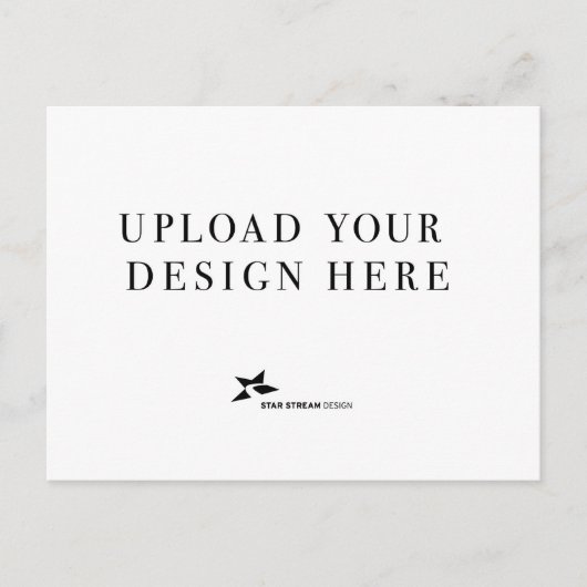 Creëer Uw eigen 5.5x4.25 Landscape Briefkaart (Voorkant)