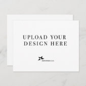 Creëer Uw eigen 5.5x4.25 Landschap Informatiekaartje (Voorkant / Achterkant)