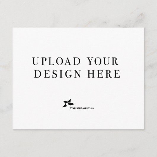 Creëer Uw eigen 5.5x4.25 Landschap Informatiekaartje (Voorkant)