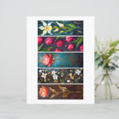 Creëer Uw eigen 5  bloemige Bladwijzer (Staand voorkant)