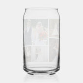 Creëer Uw eigen 5 foto bruiloft collage Blikvorm Glas (Achterkant)