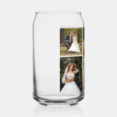 Creëer Uw eigen 5 foto bruiloft collage Blikvorm Glas (Rechts)