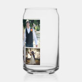 Creëer Uw eigen 5 foto bruiloft collage Blikvorm Glas (Links)