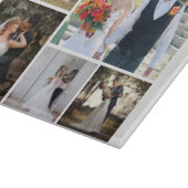 Creëer Uw eigen 5 foto bruiloft collage Snijplank (Hoek)