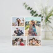 Creëer Uw eigen 5 Foto Collage Flat Kaart (Staand voorkant)