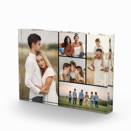 Creëer Uw eigen 5 Foto Collage Photo Block (Rechts)