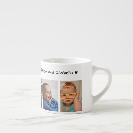 Creëer Uw eigen 5 foto We Love You Pop Espresso Kop (Rechts)