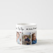 Creëer Uw eigen 5 foto We Love You Pop Espresso Kop (Voorkant)