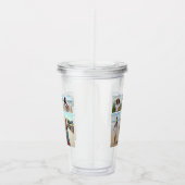 Creëer Uw eigen 5 Fotocollage Acryl Drinkbeker (Rechts)