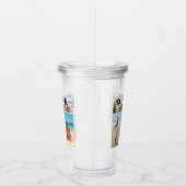 Creëer Uw eigen 5 Fotocollage Acryl Drinkbeker (Rechts)