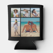 Creëer Uw eigen 5 Fotocollage Blikjeskoeler (Achterkant)