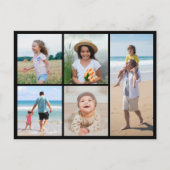 Creëer Uw eigen 5 Fotocollage Briefkaart (Voorkant)
