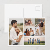 Creëer Uw eigen 5 Fotocollage Briefkaart (Voorkant / Achterkant)
