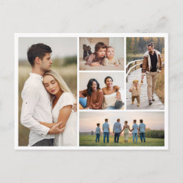 Creëer Uw eigen 5 Fotocollage Briefkaart