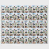 Creëer Uw eigen 5 Fotocollage Cadeaupapier (Vlak)