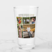 Creëer Uw eigen 5 Fotocollage Glas (Achterkant)