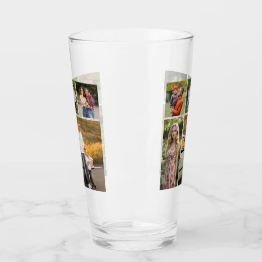 Creëer Uw eigen 5 Fotocollage Glas (Links)