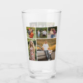 Creëer Uw eigen 5 Fotocollage Glas (Achterkant)